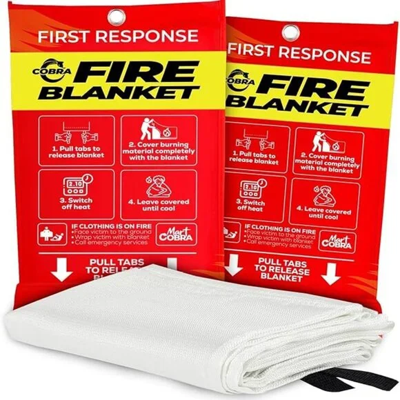 NWT Mart Cobra First Response Fire Blanket  40 x 40 inch - Picture 3 of 10